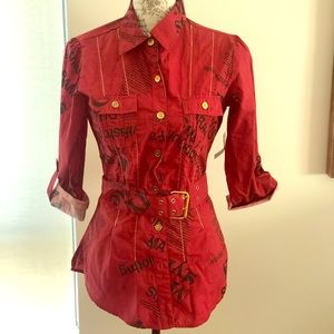 Gold Drama Button down shirt